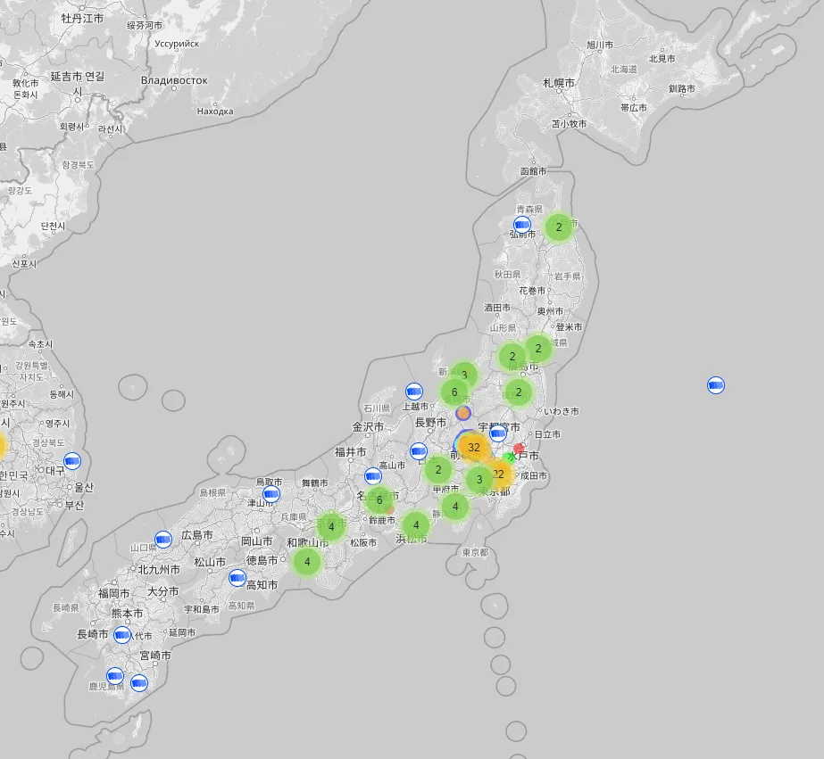 TTN connectivity in Japan